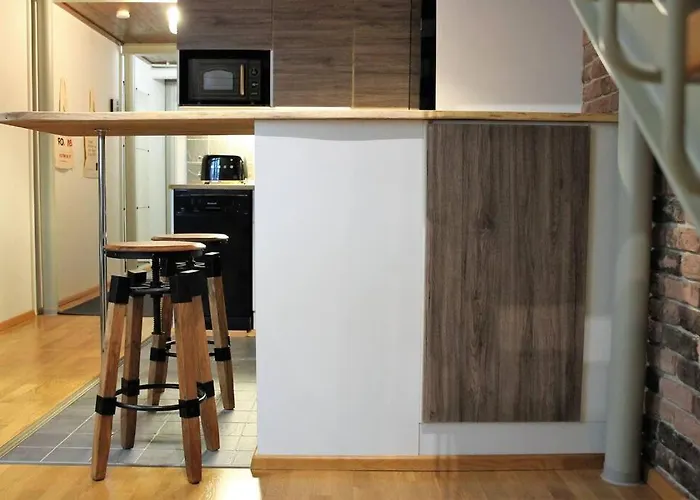 Lägenhet Riverside Loft With Sauna